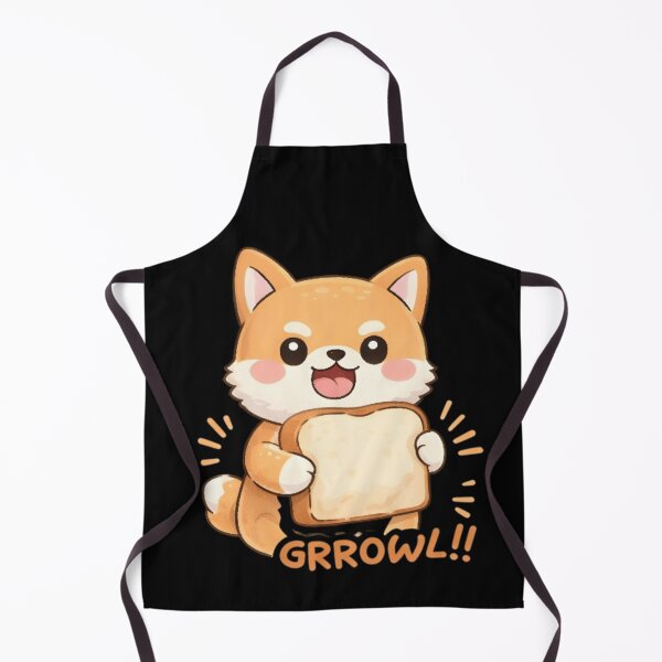 Item preview, Adorable Kawaii Shiba Inu with Toast Slice designed and sold by Trendora90.