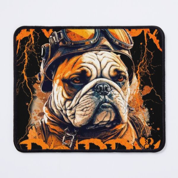 Item preview, Aviator Puppy - Edgy English Bulldog Pilot Grunge Graphic designed and sold by GenZFashion000.