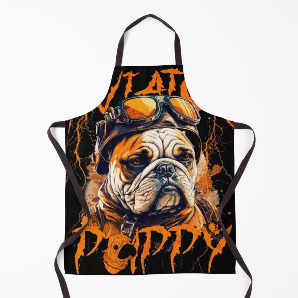 Item preview, Aviator Puppy - Edgy English Bulldog Pilot Grunge Graphic designed and sold by GenZFashion000.