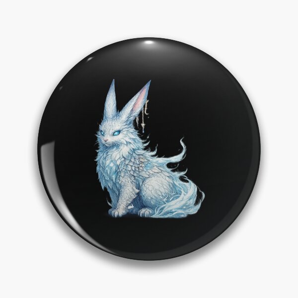 Item preview, Mystical Ice Rabbit Spirit Art designed and sold by MerlinAnderson1.