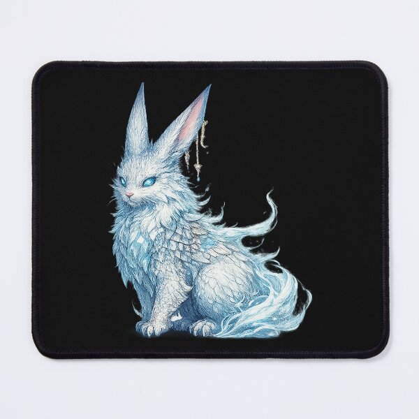 Item preview, Mystical Ice Rabbit Spirit Art designed and sold by MerlinAnderson1.