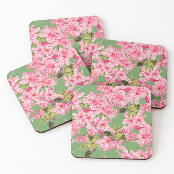 Item preview, Azaleas on the Green, Augusta, GA (Green Colorway) designed and sold by Rachel-Lewis.
