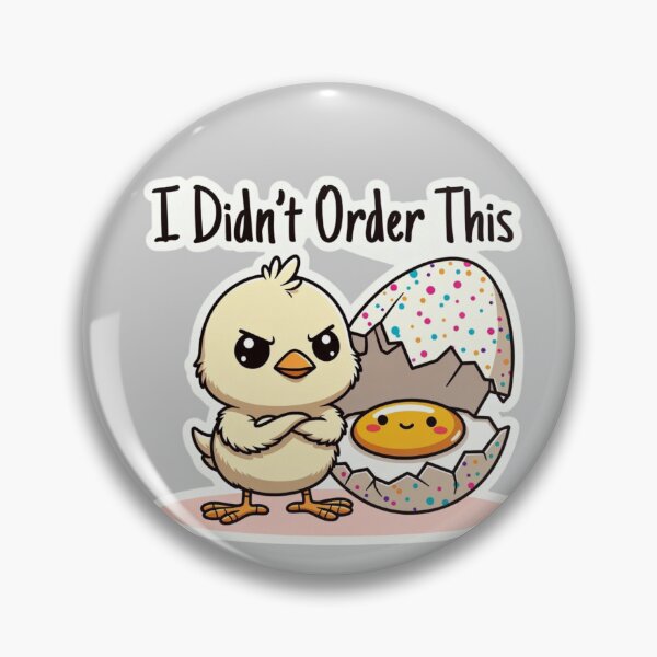 Item preview, Grumpy Easter Chick Surprise designed and sold by PixelVibe782.