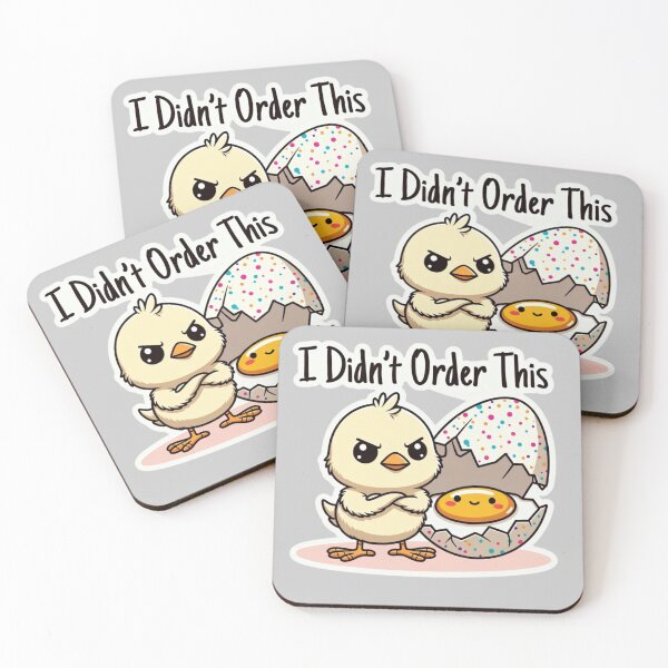 Item preview, Grumpy Easter Chick Surprise designed and sold by PixelVibe782.