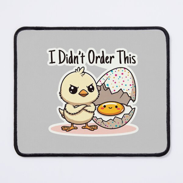 Item preview, Grumpy Easter Chick Surprise designed and sold by PixelVibe782.