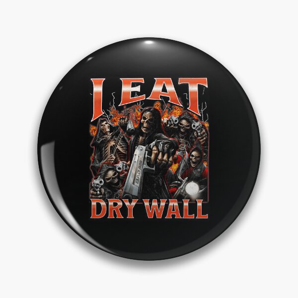 Item preview, I Eat Drywall Dark Skeleton Meme  designed and sold by tadmercado.
