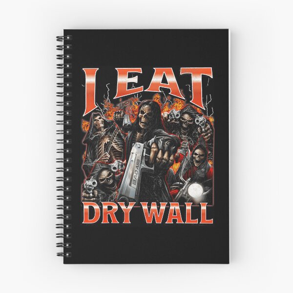 Item preview, I Eat Drywall Dark Skeleton Meme  designed and sold by tadmercado.