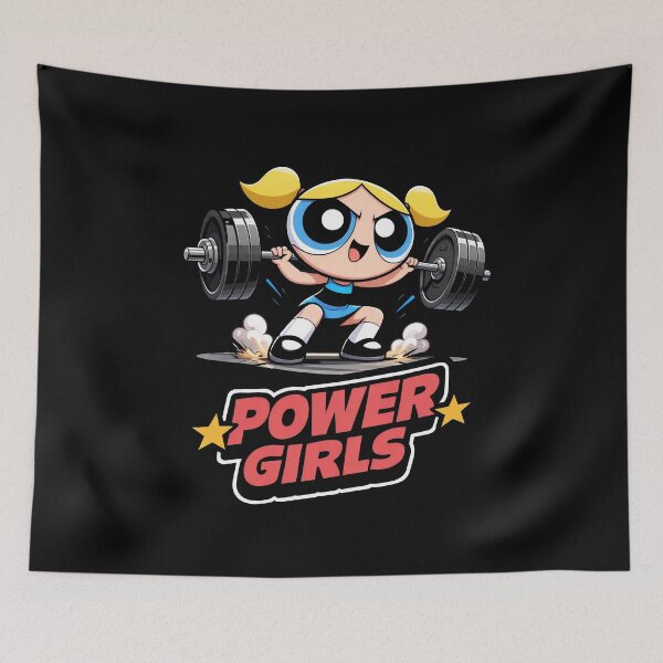 Item preview, bubbles power girl gym designed and sold by Blck-Acid-Devil.