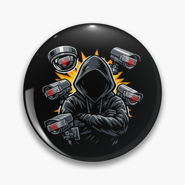 Item preview, Anti Surveillance Hooded Figure – Privacy Rights Anonymous Watch designed and sold by Ivy-Triggs.