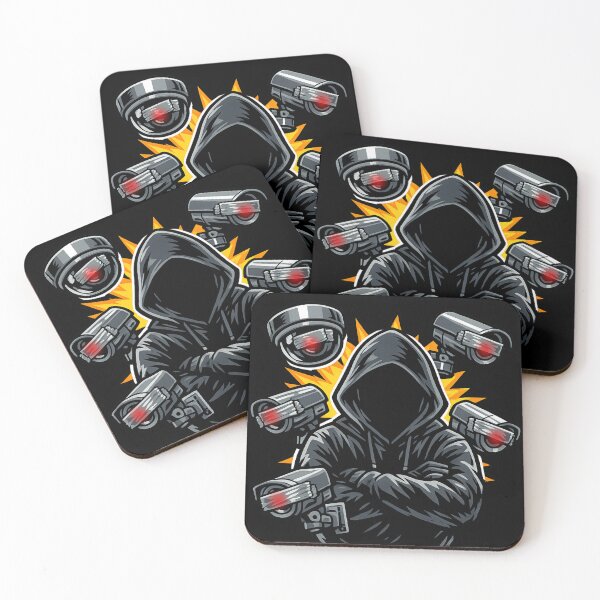 Item preview, Anti Surveillance Hooded Figure – Privacy Rights Anonymous Watch designed and sold by Ivy-Triggs.
