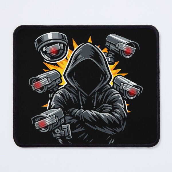 Item preview, Anti Surveillance Hooded Figure – Privacy Rights Anonymous Watch designed and sold by Ivy-Triggs.