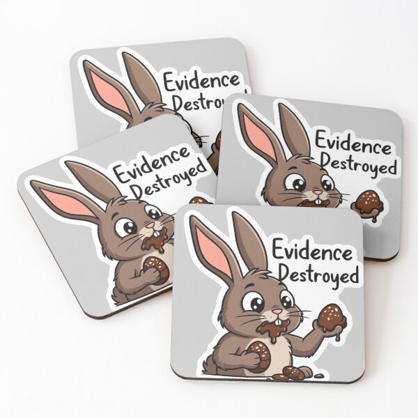 Item preview, Guilty Easter Bunny Evidence Destroyed designed and sold by PixelVibe782.
