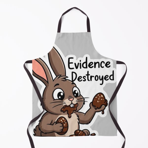 Item preview, Guilty Easter Bunny Evidence Destroyed designed and sold by PixelVibe782.