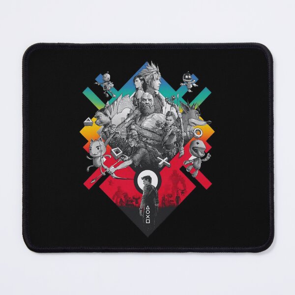 Item preview, Ultimate Gaming Legends – PlayStation Inspired Heroes Collage Art designed and sold by PosterFuel.