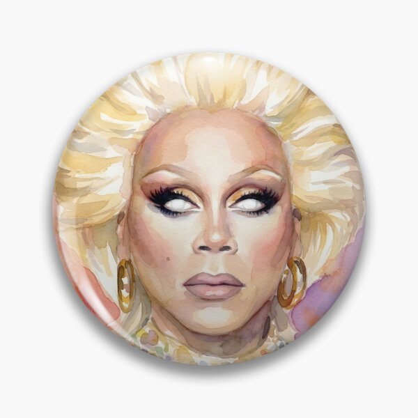 Item preview, RuPaul (Watercolor) designed and sold by MEMERY MUSEUM.