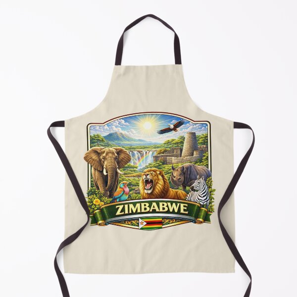 Item preview, Zimbabwe - Victoria Falls, Safari Wildlife Art designed and sold by Myra365Art.
