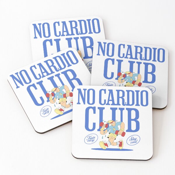 Item preview, No Cardio Club – Gym Humor Design designed and sold by ByZimbo.
