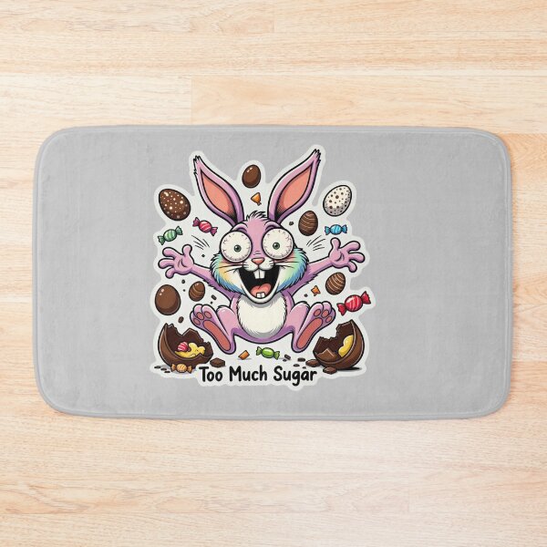 Item preview, Crazy Sugar Rush Easter Bunny designed and sold by PixelVibe782.