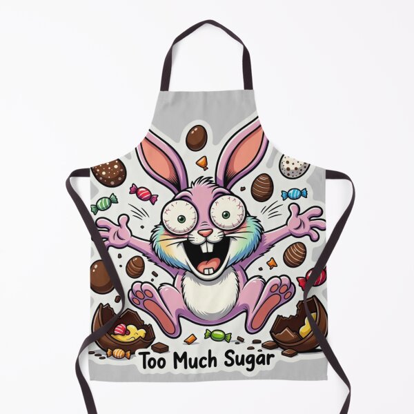 Item preview, Crazy Sugar Rush Easter Bunny designed and sold by PixelVibe782.