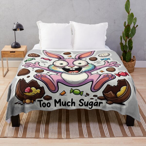 Item preview, Crazy Sugar Rush Easter Bunny designed and sold by PixelVibe782.