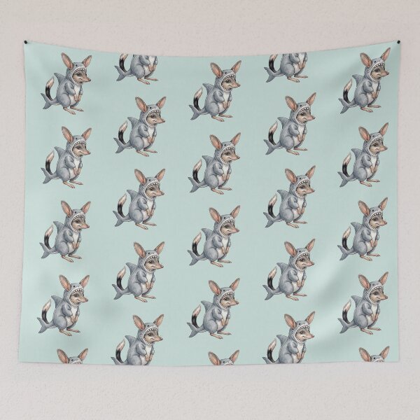 Item preview, Shark Fin Easter Bilby - Cute Aussie Animal in Shark Costume designed and sold by Wennebabs.