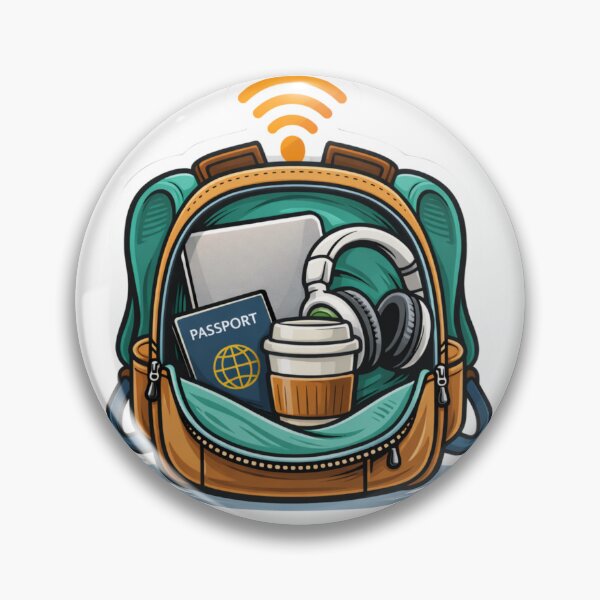 Item preview, Digital Nomad Backpack Remote Work Travel Lifestyle designed and sold by ZYNORAworld.
