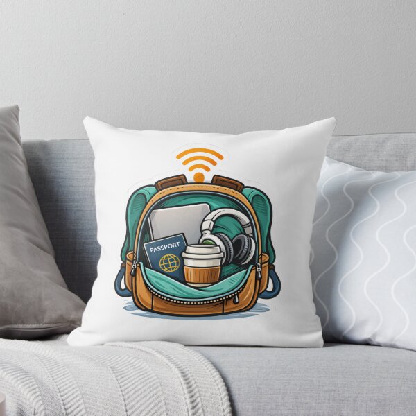 Item preview, Digital Nomad Backpack Remote Work Travel Lifestyle designed and sold by ZYNORAworld.