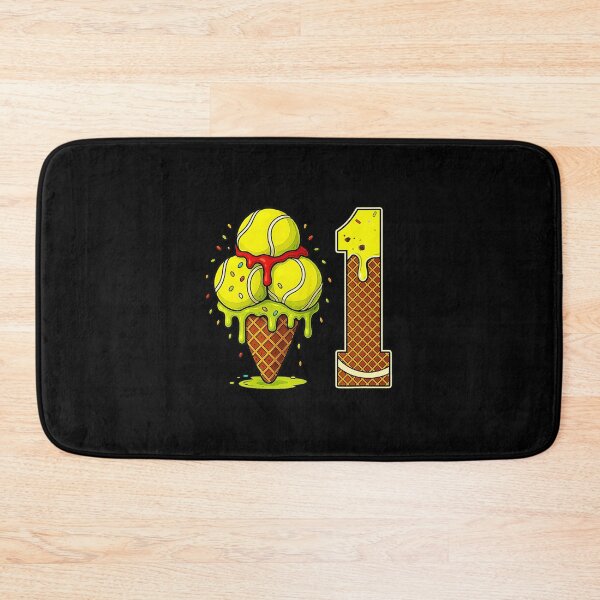 Item preview, Tennis 1st Birthday Ice Cream Drip Number One  designed and sold by WayTBeenkenArt.