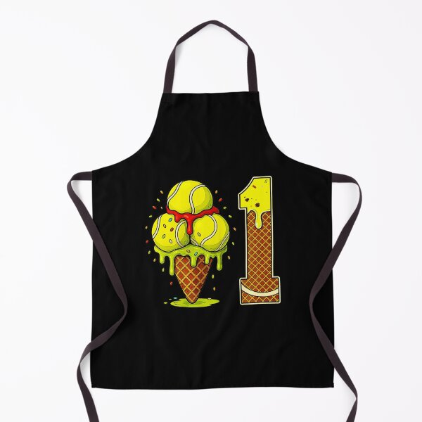 Item preview, Tennis 1st Birthday Ice Cream Drip Number One designed and sold by WayTBeenkenArt.