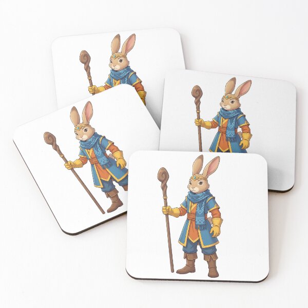 Item preview, The Hare Sage: Rabbit Mage of the Azure Scarf designed and sold by gx2028.