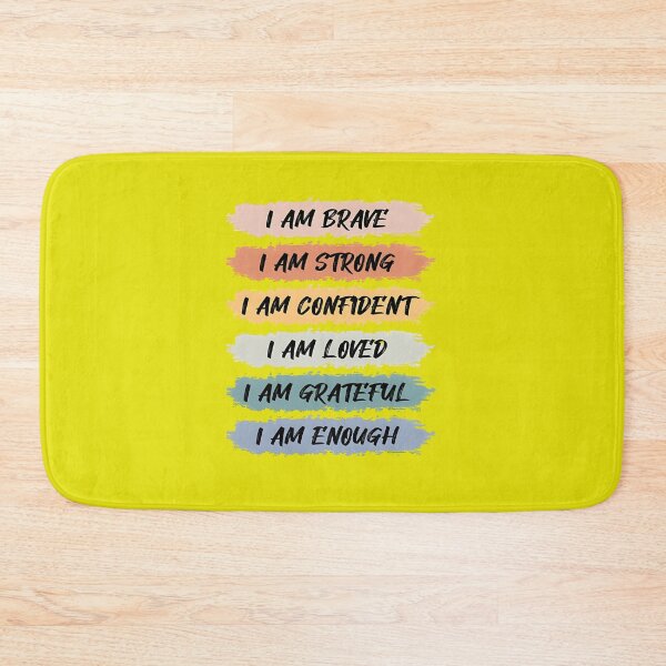 Item preview, I Am Strong & Confident – Motivational Quote Design designed and sold by TheJobbr.