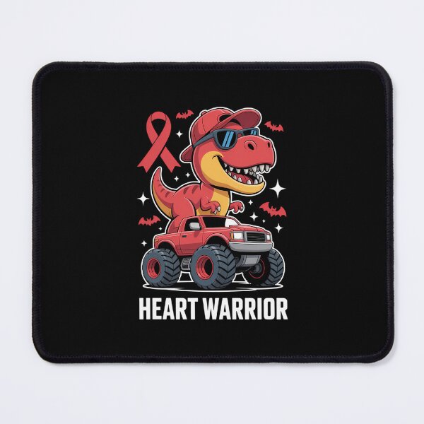 Item preview, Dino Trex Boys Toddler Heart Warrior Heart Disease Awareness designed and sold by papertaless.