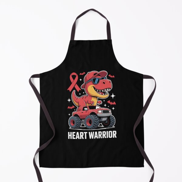 Item preview, Dino Trex Boys Toddler Heart Warrior Heart Disease Awareness designed and sold by papertaless.