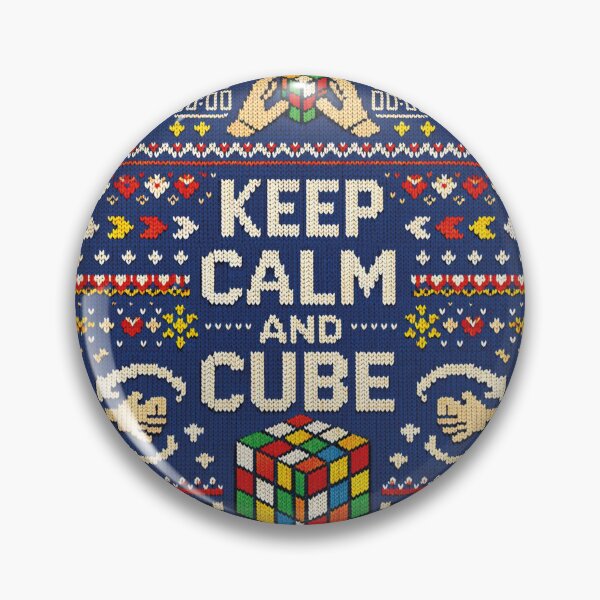 Item preview, Keep Calm and Cube Knitting Pattern designed and sold by Mauswohn.