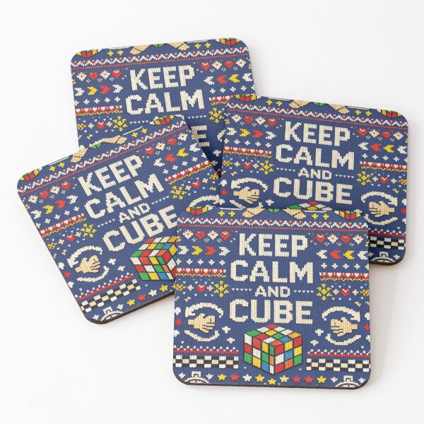 Item preview, Keep Calm and Cube Knitting Pattern designed and sold by Mauswohn.