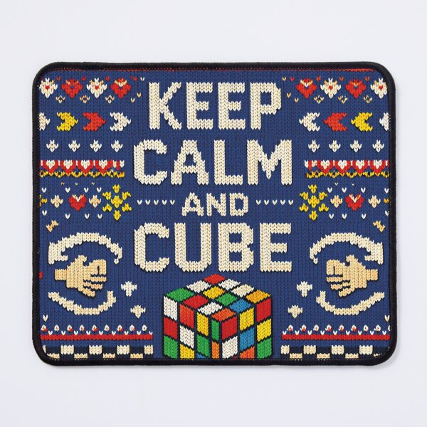 Item preview, Keep Calm and Cube Knitting Pattern designed and sold by Mauswohn.