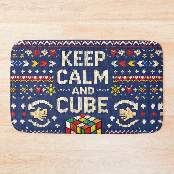Item preview, Keep Calm and Cube Knitting Pattern designed and sold by Mauswohn.