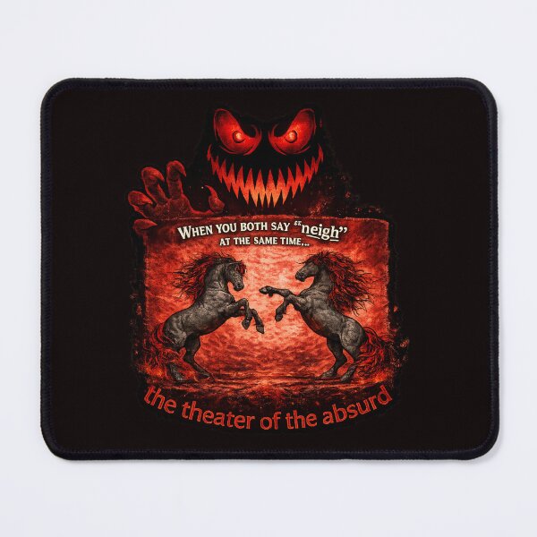 Item preview, The Theater of the Absurd – Dark Horse “Neigh” Meme Design designed and sold by Tadeusz1.