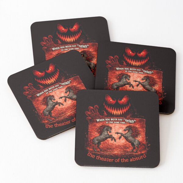 Item preview, The Theater of the Absurd – Dark Horse “Neigh” Meme Design designed and sold by Tadeusz1.