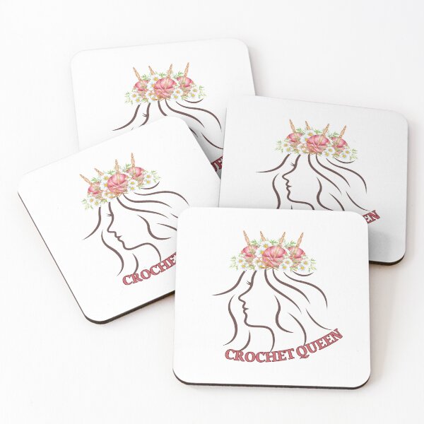 Item preview, Crochet Queen Floral Woman Logo Design designed and sold by DIA PRODUCTIONS .
