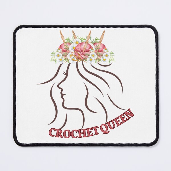 Item preview, Crochet Queen Floral Woman Logo Design designed and sold by DIA PRODUCTIONS .