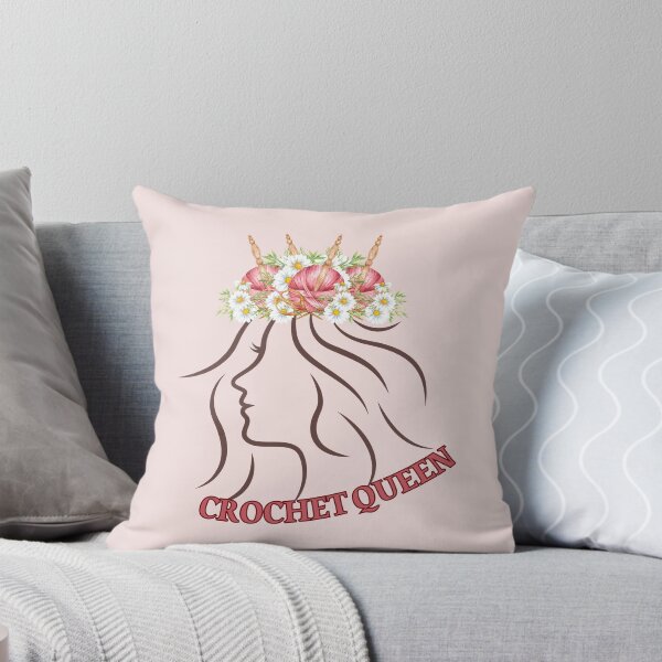 Item preview, Crochet Queen Floral Woman Logo Design designed and sold by DIA PRODUCTIONS .