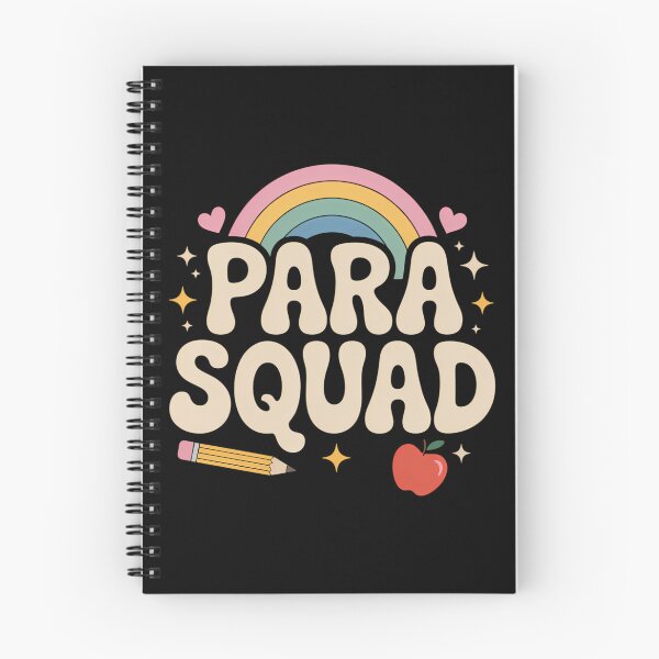 Item preview, Para Squad Rainbow Pencil Apple Heart Teacher Assistant designed and sold by HellD3vil-Art.