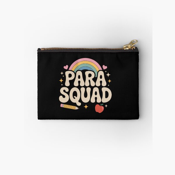 Item preview, Para Squad Rainbow Pencil Apple Heart Teacher Assistant designed and sold by HellD3vil-Art.