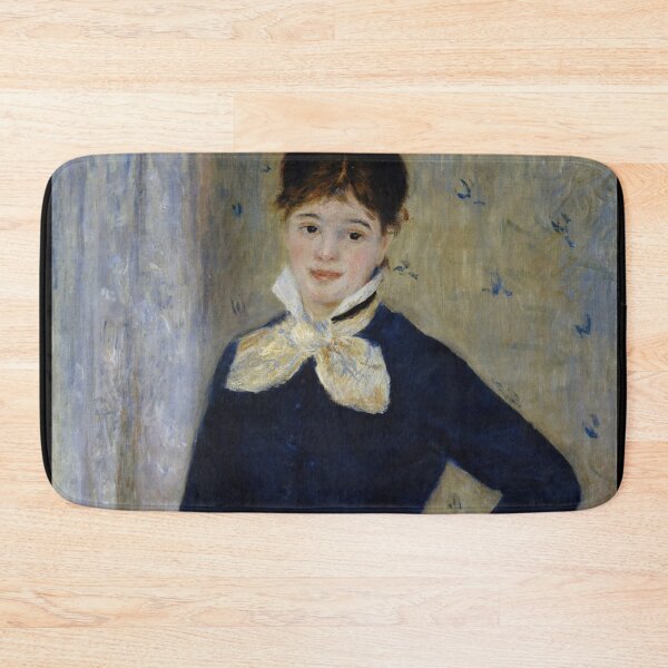 Item preview, A Waitress at Duvals Restaurant by Pierre-Auguste Renoir: Elegant Impressionist Poster designed and sold by artofuniverse.