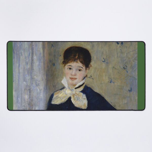 Item preview, A Waitress at Duvals Restaurant by Pierre-Auguste Renoir: Elegant Impressionist Poster designed and sold by artofuniverse.