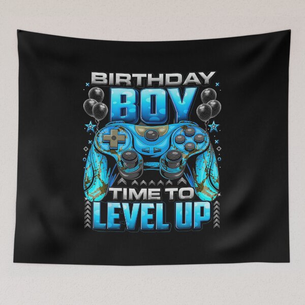 Item preview, Birthday Boy Gamer Time to Level Up Controller designed and sold by FGTV2021.