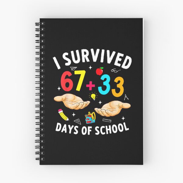 Item preview, I Survived 67 + 33 Days of School Funny  designed and sold by gladysenglish.