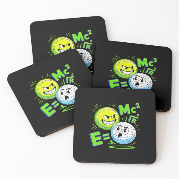 Item preview, Tennis and Golf Math Pun E MC2 Funny Sports designed and sold by WayTBeenkenArt.