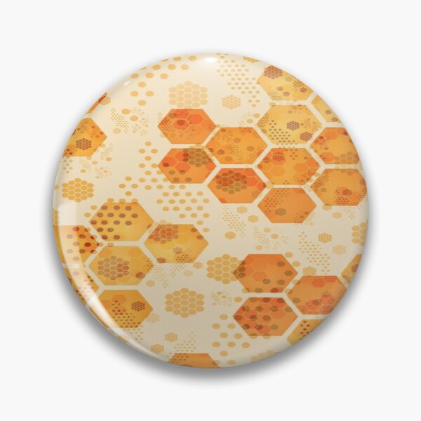 Item preview, Drawing of golden honeycomb harmony designed and sold by NivyasArtistry.